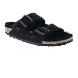 [Birkenstock] Gen. Shearling Black Arizona 38M GUC